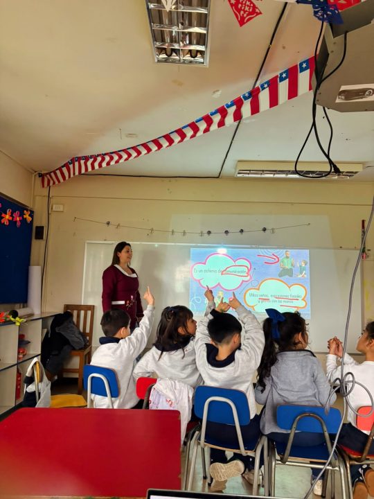Foto de una publicación de la Escuela La Esperanza
