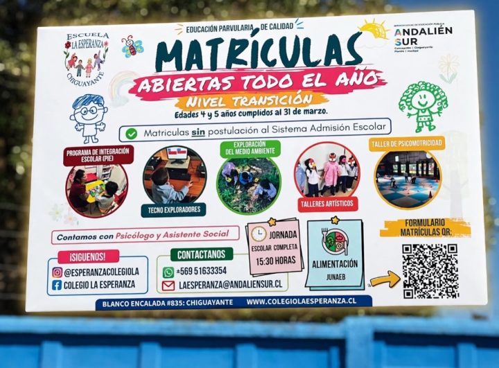 Foto de una publicación de la Escuela La Esperanza